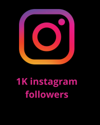 1K instagram followers